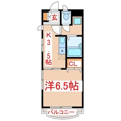 スカイヒルズＭの物件間取画像